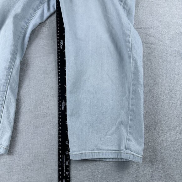 J. Jill Cropped Jeans Womens Size 18 Authentic Fit Denim Mid Rise Blue - Picture 9 of 12